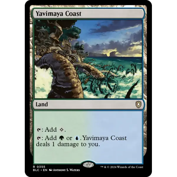 Magic: The Gathering Yavimaya Coast (355) Lightly Played