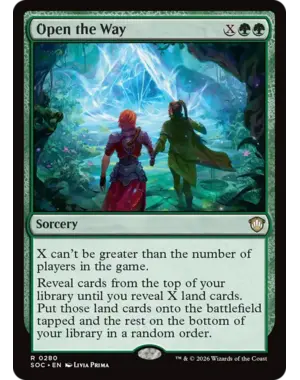 Magic: The Gathering Open the Way (280) Lightly Played