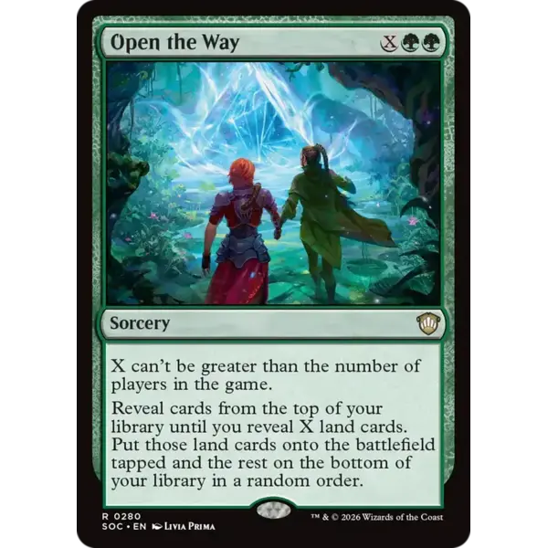 Magic: The Gathering Open the Way (280) Lightly Played