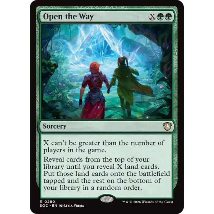 Magic: The Gathering Open the Way (280) Lightly Played