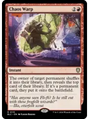 Magic: The Gathering Chaos Warp (115) Lightly Played