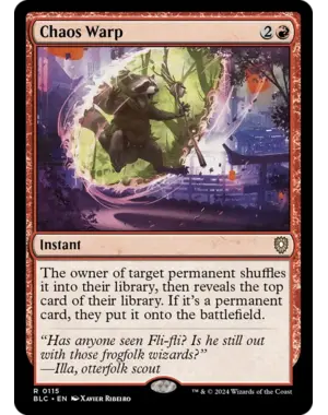 Magic: The Gathering Chaos Warp (115) Lightly Played