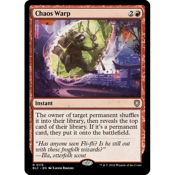 Magic: The Gathering Chaos Warp (115) Lightly Played