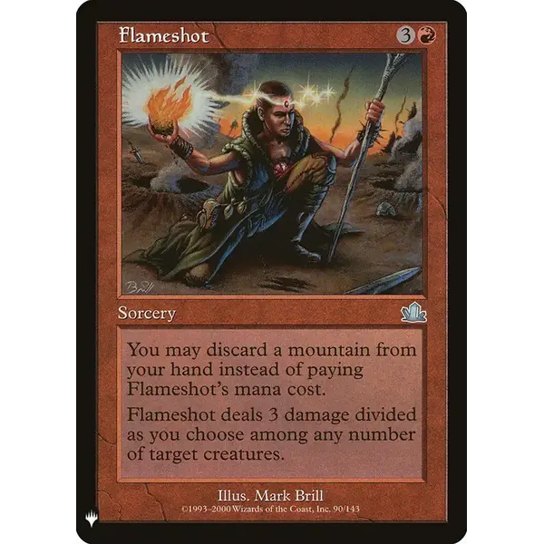 Magic: The Gathering Flameshot (PCY-90) Lightly Played