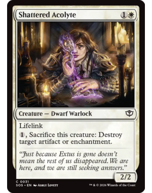 Magic: The Gathering Shattered Acolyte (31) Lightly Played