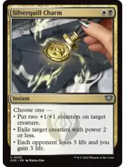 Magic: The Gathering Silverquill Charm (225) Lightly Played