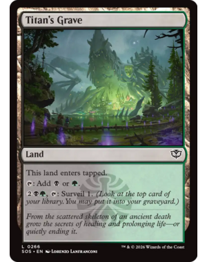 Magic: The Gathering Titan's Grave (266) Lightly Played