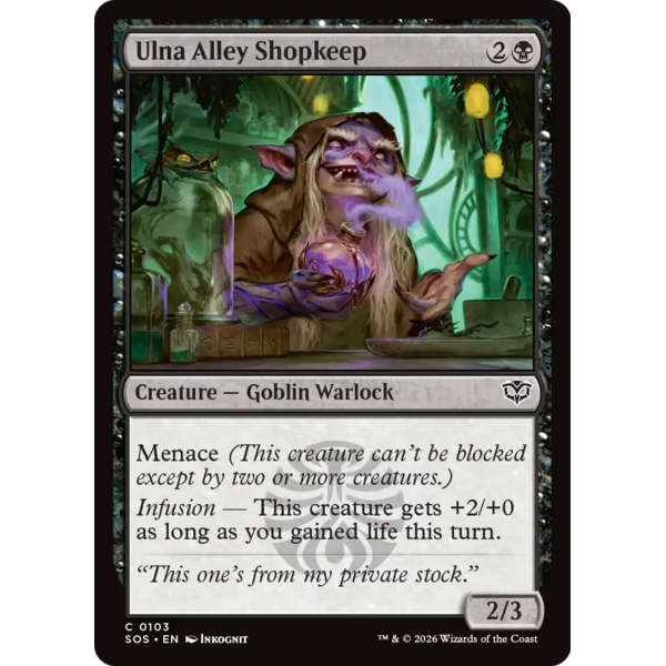Magic: The Gathering Ulna Alley Shopkeep (103) Lightly Played