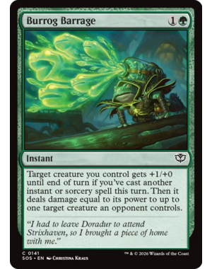 Magic: The Gathering Burrog Barrage (141) Lightly Played