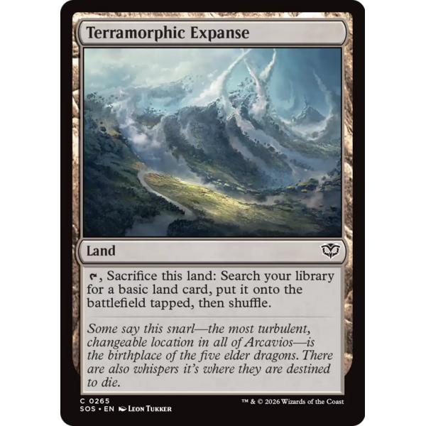 Magic: The Gathering Terramorphic Expanse (265) Lightly Played
