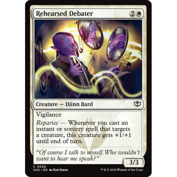 Magic: The Gathering Rehearsed Debater (29) Lightly Played