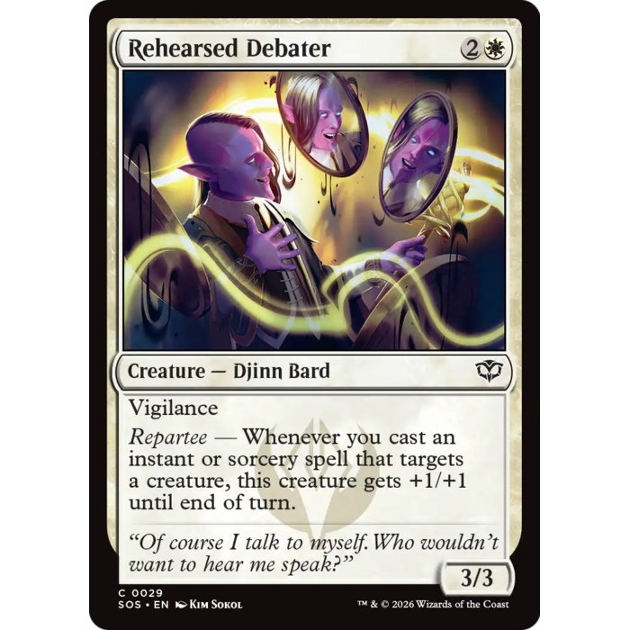 Magic: The Gathering Rehearsed Debater (29) Lightly Played