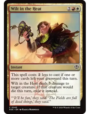 Magic: The Gathering Wilt in the Heat (243) Lightly Played