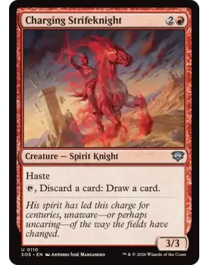 Magic: The Gathering Charging Strifeknight (110) Lightly Played