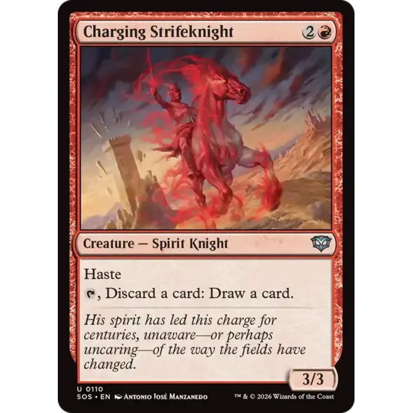 Magic: The Gathering Charging Strifeknight (110) Lightly Played