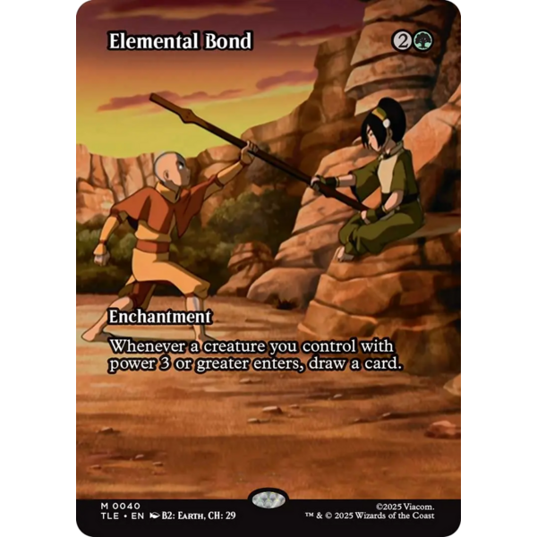 Magic: The Gathering Elemental Bond (Borderless) (040) Lightly Palyed
