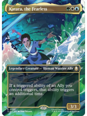 Magic: The Gathering Katara, the Fearless (Borderless) (305) Lightly Played Foil