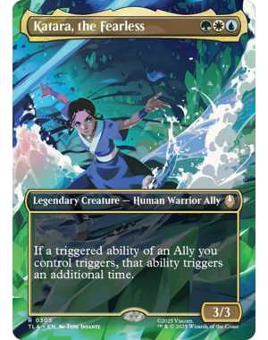 Magic: The Gathering Katara, the Fearless (Borderless) (305) Lightly Played Foil