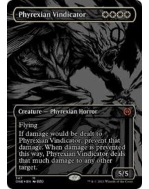 Magic: The Gathering Phyrexian Vindicator (Oil Slick Raised Foil) (347) Lightly Played Foil