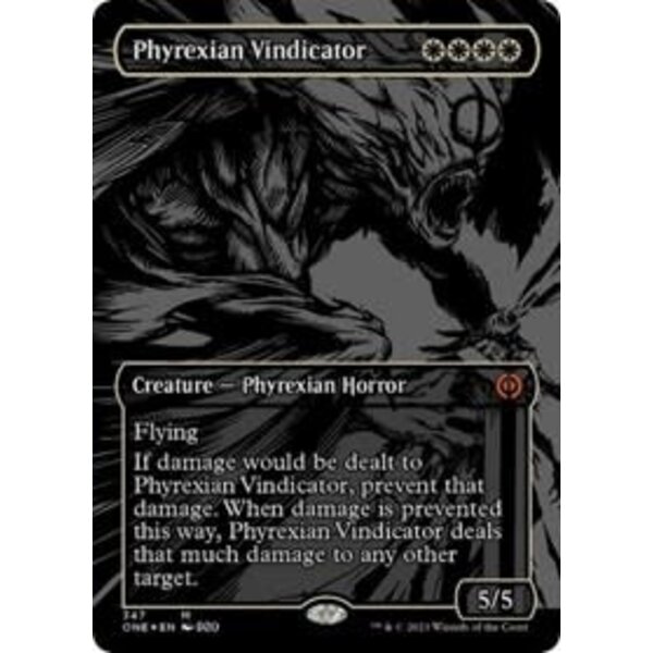 Magic: The Gathering Phyrexian Vindicator (Oil Slick Raised Foil) (347) Lightly Played Foil