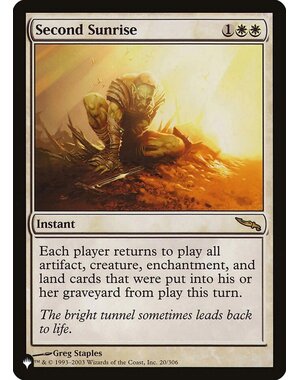 Magic: The Gathering Second Sunrise (020) Lightly Played