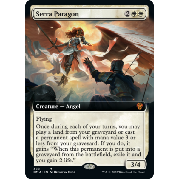 Magic: The Gathering Serra Paragon (Extended Art) (388) Lightly Played