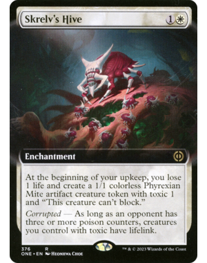 Magic: The Gathering Skrelv's Hive (Extended Art) (376) Lightly Played