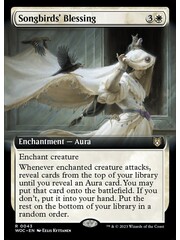 Magic: The Gathering Songbirds' Blessing (Extended Art) (043) Lightly Played