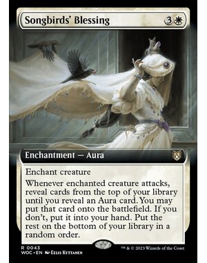 Magic: The Gathering Songbirds' Blessing (Extended Art) (043) Lightly Played