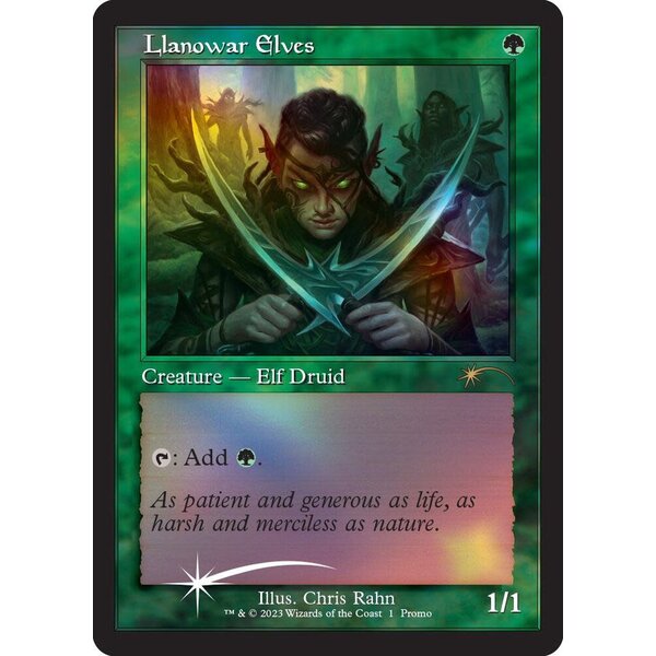 Magic: The Gathering Llanowar Elves (Retro) (001) Lightly Played Foil