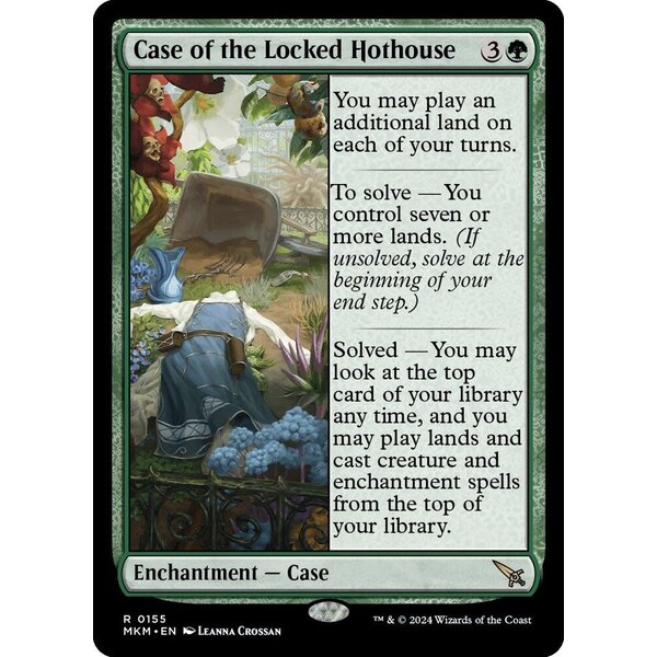 Magic: The Gathering Case of the Locked Hothouse (155) Lightly Played