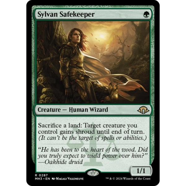 Magic: The Gathering Sylvan Safekeeper (287) Lightly Played