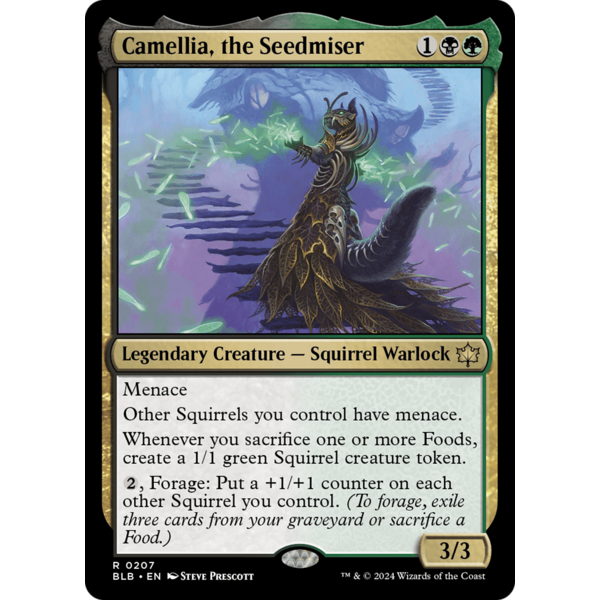 Magic: The Gathering Camellia, the Seedmiser (207) Lightly Played