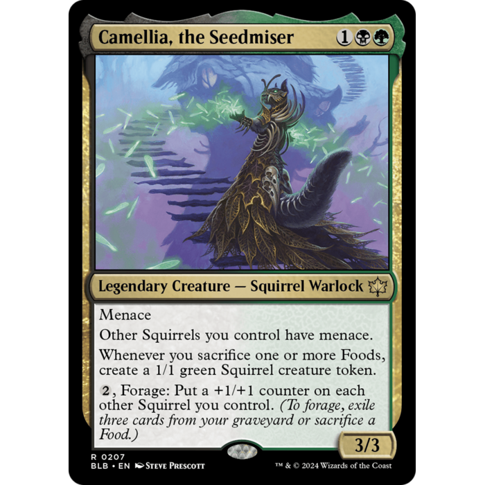 Magic: The Gathering Camellia, the Seedmiser (207) Lightly Played