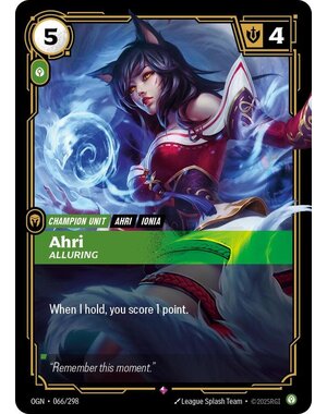 UVS Games Ahri, Alluring (066) Near Mint Foil