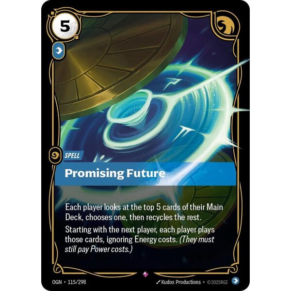 UVS Games Promising Future (115) Near Mint Foil