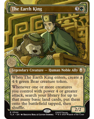 Magic: The Gathering The Earth King (Showcase) (344) Lightly Played