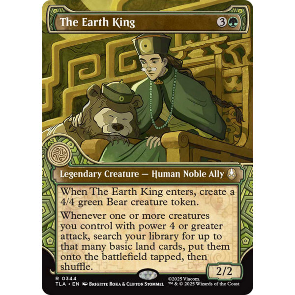 Magic: The Gathering The Earth King (Showcase) (344) Lightly Played