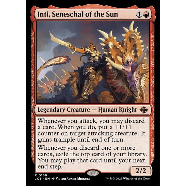 Magic: The Gathering Inti, Seneschal of the Sun (156) Lightly Played