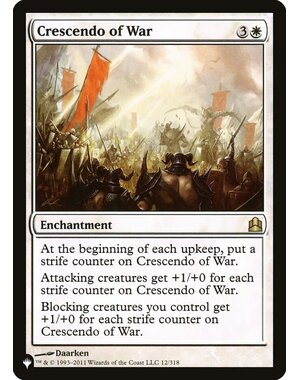 Magic: The Gathering Crescendo of War (012) Lightly Played