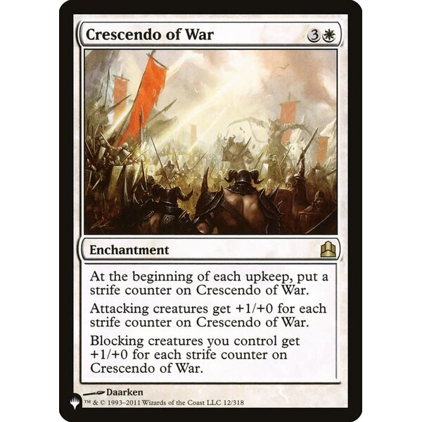 Magic: The Gathering Crescendo of War (012) Lightly Played