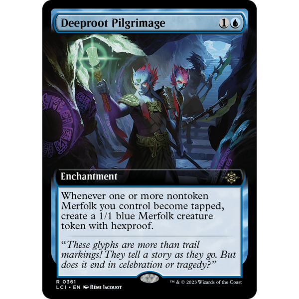Magic: The Gathering Deeproot Pilgrimage (Extended Art) (361) Lightly Played