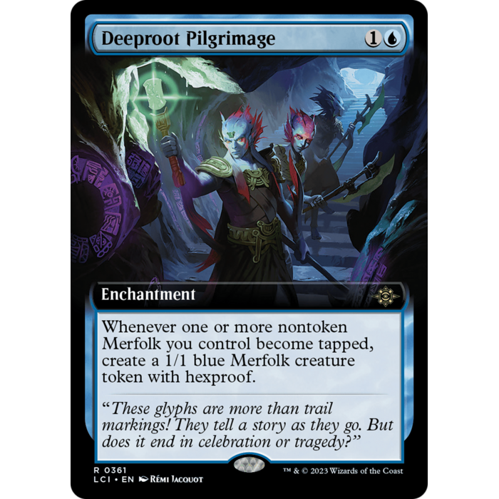 Magic: The Gathering Deeproot Pilgrimage (Extended Art) (361) Lightly Played