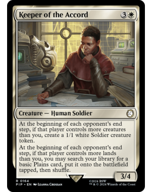 Magic: The Gathering Keeper of the Accord (164) Lightly Played Foil
