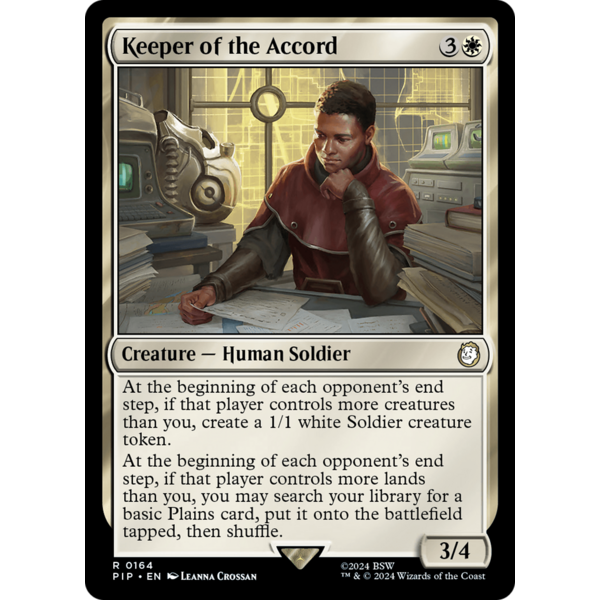 Magic: The Gathering Keeper of the Accord (164) Lightly Played Foil