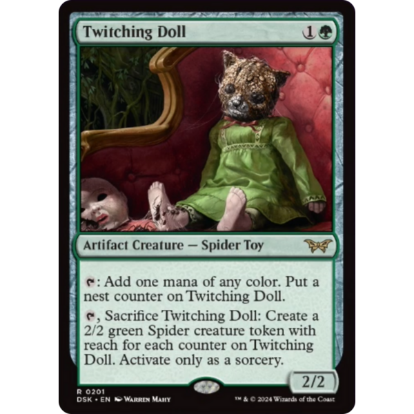 Magic: The Gathering Twitching Doll (201) Lightly Played Foil