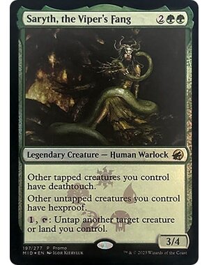 Magic: The Gathering Saryth, the Viper's Fang (197) Lightly Played Foil