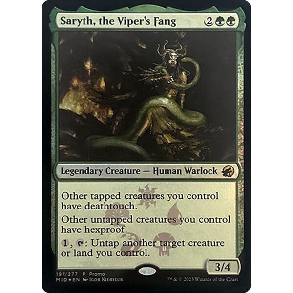 Magic: The Gathering Saryth, the Viper's Fang (197) Lightly Played Foil