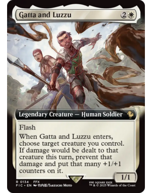 Magic: The Gathering Gatta and Luzzu (Extended Art) (134) Lightly Played Foil