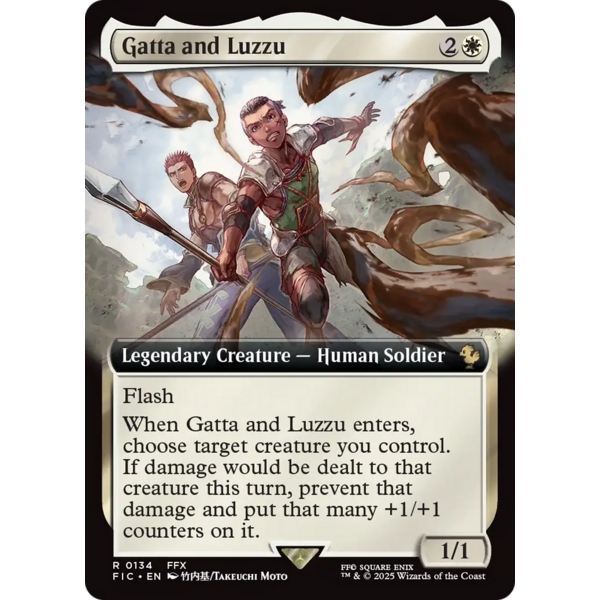 Magic: The Gathering Gatta and Luzzu (Extended Art) (134) Lightly Played Foil